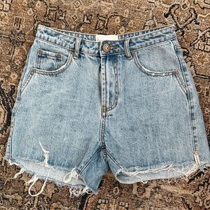 One Teaspoon Distressed Denim Shorts